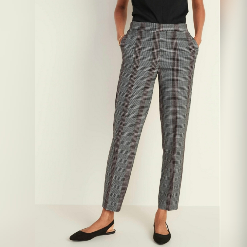 High waisted ankle dress pants